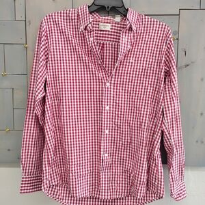 Men's Red Gingham Shirt